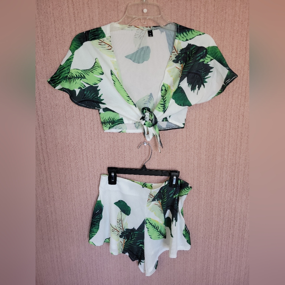 Semi Sheer short set